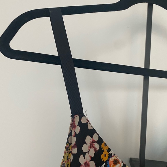 Zara Floral Mini Swing Dress Size Medium - Picture 5 of 9